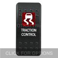 CONTURA II, TRACTION CONTROL, RED SINGLE LENS, SINGLE UPPER DEPENDENT