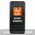 CONTURA II, BUNNY BURNERS, AMBER SINGLE LENS, SINGLE UPPER DEPENDENT