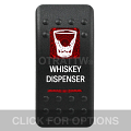 CONTURA II, WHISKEY DISPENSER, RED LENS, LOWER INDEPENDENT