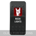 CONTURA II, ROCK LIGHTS, RED SINGLE LENS, SINGLE UPPER DEPENDENT