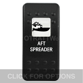 CONTURA II, AFT SPREADER, WHITE SINGLE LENS, SINGLE UPPER DEPENDENT