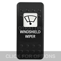 CONTURA II, WINDSHIELD WIPER, WHITE SINGLE LENS, SINGLE UPPER DEPENDENT