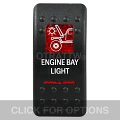 CONTURA II, ENGINE BAY LIGHT, RED LENS, LOWER INDEPENDENT