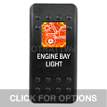 CONTURA II, ENGINE BAY LIGHT, AMBER SINGLE LENS, SINGLE UPPER DEPENDENT