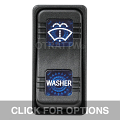 CONTURA X, WASHER, SEALED ROCKER SWITCH, BLUE LENS