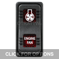 CONTURA X, ENGINE FAN, SEALED ROCKER SWITCH, RED LENS
