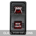 CONTURA X, ROOF LIGHTS, SEALED ROCKER SWITCH, RED LENS