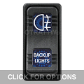 CONTURA X, BACKUP LIGHTS, SEALED ROCKER SWITCH, BLUE LENS
