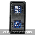 CONTURA X, OFF ROAD, SEALED ROCKER SWITCH, BLUE LENS
