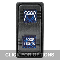 CONTURA X, ROOF LIGHTS, SEALED ROCKER SWITCH, BLUE LENS