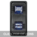 CONTURA X, WINCH POWER, SEALED ROCKER SWITCH, BLUE LENS