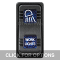 CONTURA X, WORK LIGHTS, SEALED ROCKER SWITCH, BLUE LENS