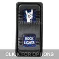 CONTURA X, ROCK LIGHTS, SEALED ROCKER SWITCH, BLUE LENS