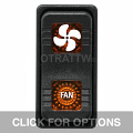 CONTURA X, FAN, SEALED ROCKER SWITCH, AMBER LENS