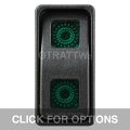 CONTURA XI, SEALED ROCKER SWITCH, GREEN LENS