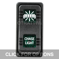 CONTURA X, CHASE LIGHT, SEALED ROCKER SWITCH, GREEN LENS