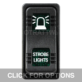 CONTURA X, STROBE LIGHTS, SEALED ROCKER SWITCH, GREEN LENS