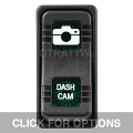 CONTURA X, DASH CAM, SEALED ROCKER SWITCH, GREEN LENS