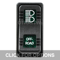 CONTURA X, OFF-ROAD, SEALED ROCKER SWITCH, GREEN LENS