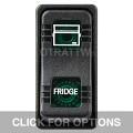 CONTURA X, FRIDGE, SEALED ROCKER SWITCH, GREEN LENS