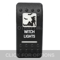 CONTURA II, WITCH LIGHTS, WHITE LENS, ROCKER ONLY
