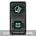 CONTURA X, REAR ROOF, SEALED ROCKER SWITCH, GREEN LENS
