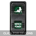 CONTURA X, WENCH POWER, SEALED ROCKER SWITCH, GREEN LENS