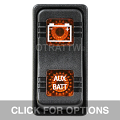 CONTURA X, AUX BATTERY, SEALED ROCKER SWITCH, AMBER LENS