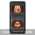 CONTURA X, AIR COMPRESSOR, SEALED ROCKER SWITCH, AMBER LENS