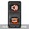 CONTURA X, BACKUP ALARM, SEALED ROCKER SWITCH, AMBER LENS