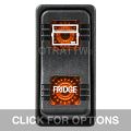 CONTURA X, FRIDGE, SEALED ROCKER SWITCH, AMBER LENS