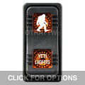 CONTURA X, YETI LIGHTS, SEALED ROCKER SWITCH, AMBER LENS