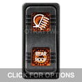 CONTURA X, REAR ROOF, SEALED ROCKER SWITCH, AMBER LENS