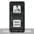CONTURA X, REAR LIGHTS, SEALED ROCKER SWITCH, WHITE LENS