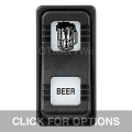 CONTURA X, BEER, SEALED ROCKER SWITCH, WHITE LENS CONTURA X, BEER, SEALED ROCKER SWITCH, WHITE LENS