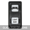 CONTURA X, LIGHT BAR, SEALED ROCKER SWITCH, WHITE LENS