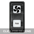 CONTURA X, FAN, SEALED ROCKER SWITCH, WHITE LENS
