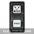 CONTURA X, RADIO, SEALED ROCKER SWITCH, WHITE LENS