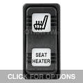 CONTURA X, SEAT HEATER, SEALED ROCKER SWITCH, WHITE LENS