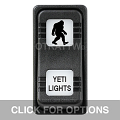 CONTURA X, YETI LIGHTS, SEALED ROCKER SWITCH, WHITE LENS