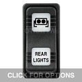 CONTURA X, REAR LIGHTS, SEALED ROCKER SWITCH, WHITE LENS