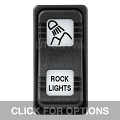 CONTURA X, ROCK LIGHTS, SEALED ROCKER SWITCH, WHITE LENS