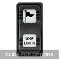 CONTURA X, WHIP LIGHTS, SEALED ROCKER SWITCH, WHITE LENS