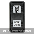 CONTURA X, ROCK LIGHTS, SEALED ROCKER SWITCH, WHITE LENS