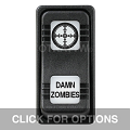 CONTURA X, DAMN ZOMBIES, SEALED ROCKER SWITCH, WHITE LENS