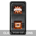 CONTURA X, CHASE LIGHT, SEALED ROCKER SWITCH, AMBER LENS
