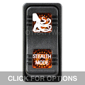 CONTURA X, STEALTH MODE, SEALED ROCKER SWITCH, AMBER LENS