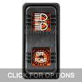 CONTURA X, OFF-ROAD, SEALED ROCKER SWITCH, AMBER LENS