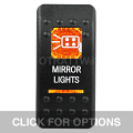 CONTURA II, MIRROR LIGHTS, AMBER LENS, UPPER INDEPENDENT