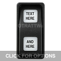 CONTURA XI, TEXT ONLY, SEALED ROCKER SWITCH, WHITE LENS CONTURA XI, TEXT ONLY, SEALED ROCKER SWITCH, WHITE LENS